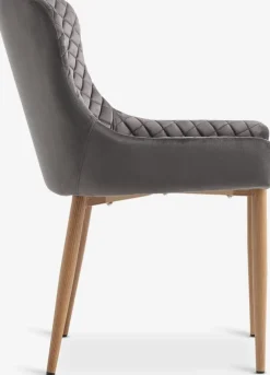 PEBRINGEChaise PEBRINGE velours /coloris chêne naturel-JYSK Discount