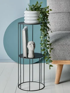 PELLEPiédestal PELLE Ø25xH60cm noir-JYSK Discount