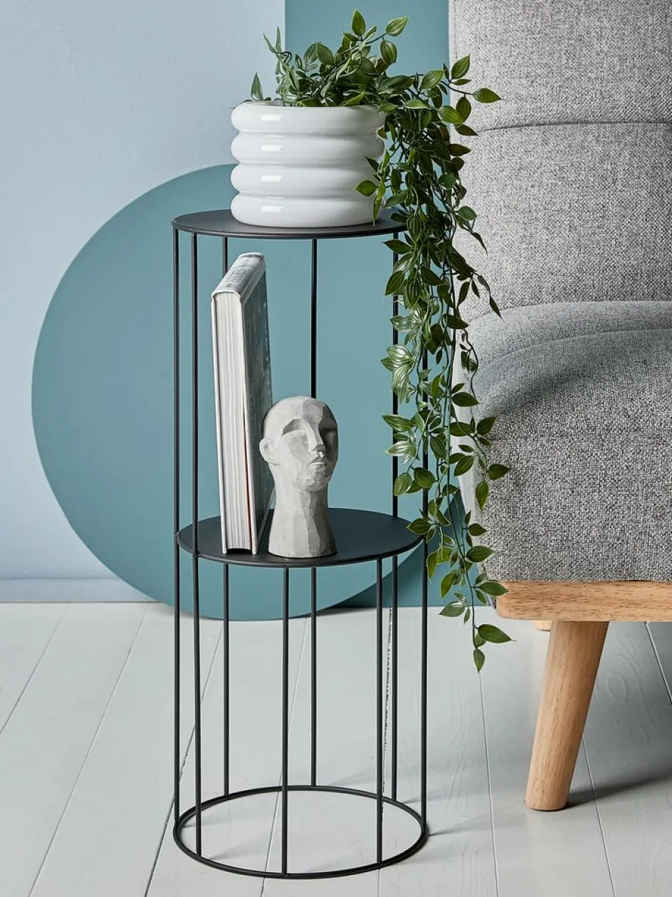 PELLEPiédestal PELLE Ø25xH60cm noir-JYSK Discount