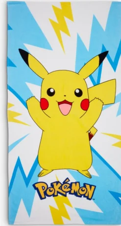 POKEMONGoldDrap de douche POKEMON 70x140-JYSK Best