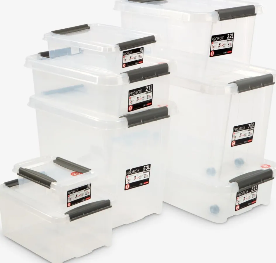 PROBOXRangement sous lit PROBOX 31L a/couvercle transparent-JYSK Discount