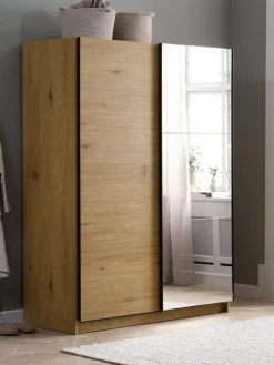 RABERGArmoire RABERG 150x200 a/miroir coloris chêne chaud-JYSK