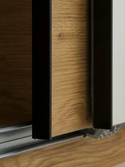 RABERGArmoire RABERG 200x200 a/miroir coloris chêne chaud-JYSK Clearance