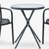 RADSTRUP + NABBENRADSTRUP Ø60 table + 2 NABBEN chaises noir-JYSK New