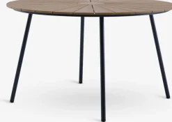 RANGSTRUP + GAMMELBYRANGSTRUP Ø130 table naturel + GAMMELBY chaises gris-JUTLANDIA Clearance