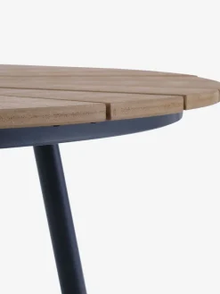 RANGSTRUP + GAMMELBYRANGSTRUP Ø110 table naturel + GAMMELBY chaises gris-JUTLANDIA