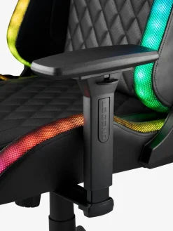 RANUMChaise gaming RANUM a/LED noir/noir-JYSK New