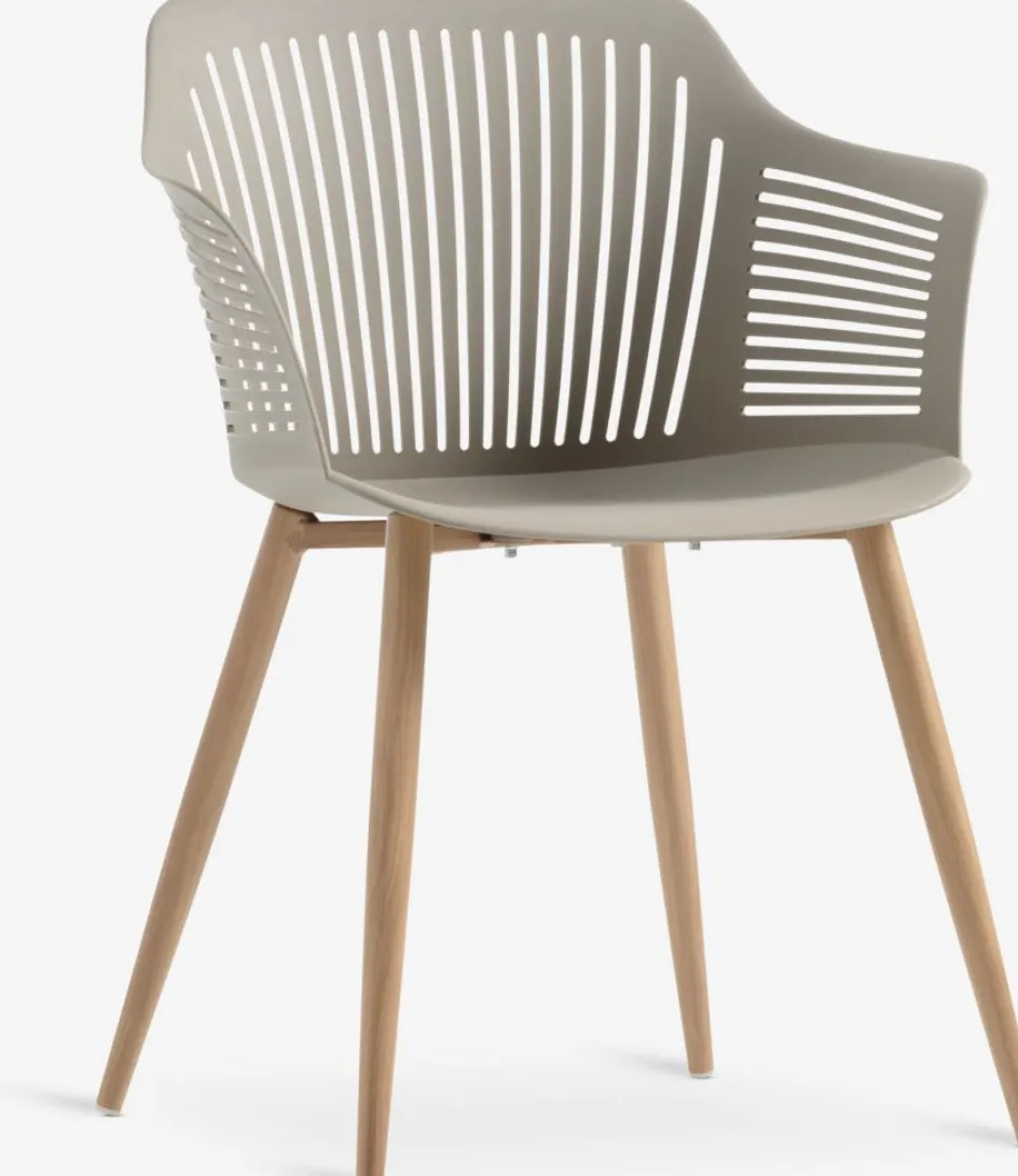 RAUMA + VANTORERAUMA L140 table + 4 VANTORE chaises sable foncé-JYSK Sale