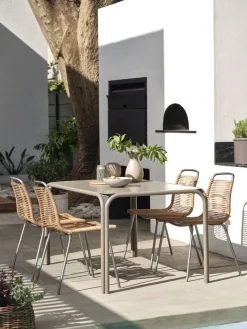 RAUMATable de jardin RAUMA l90xL140 sable foncé-JYSK Hot