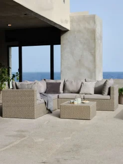 RAVNDRUPEnsemble lounge RAVNDRUP 5 personnes naturel-JYSK Discount