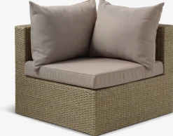 RAVNDRUPEnsemble lounge RAVNDRUP 5 personnes naturel-JYSK Discount