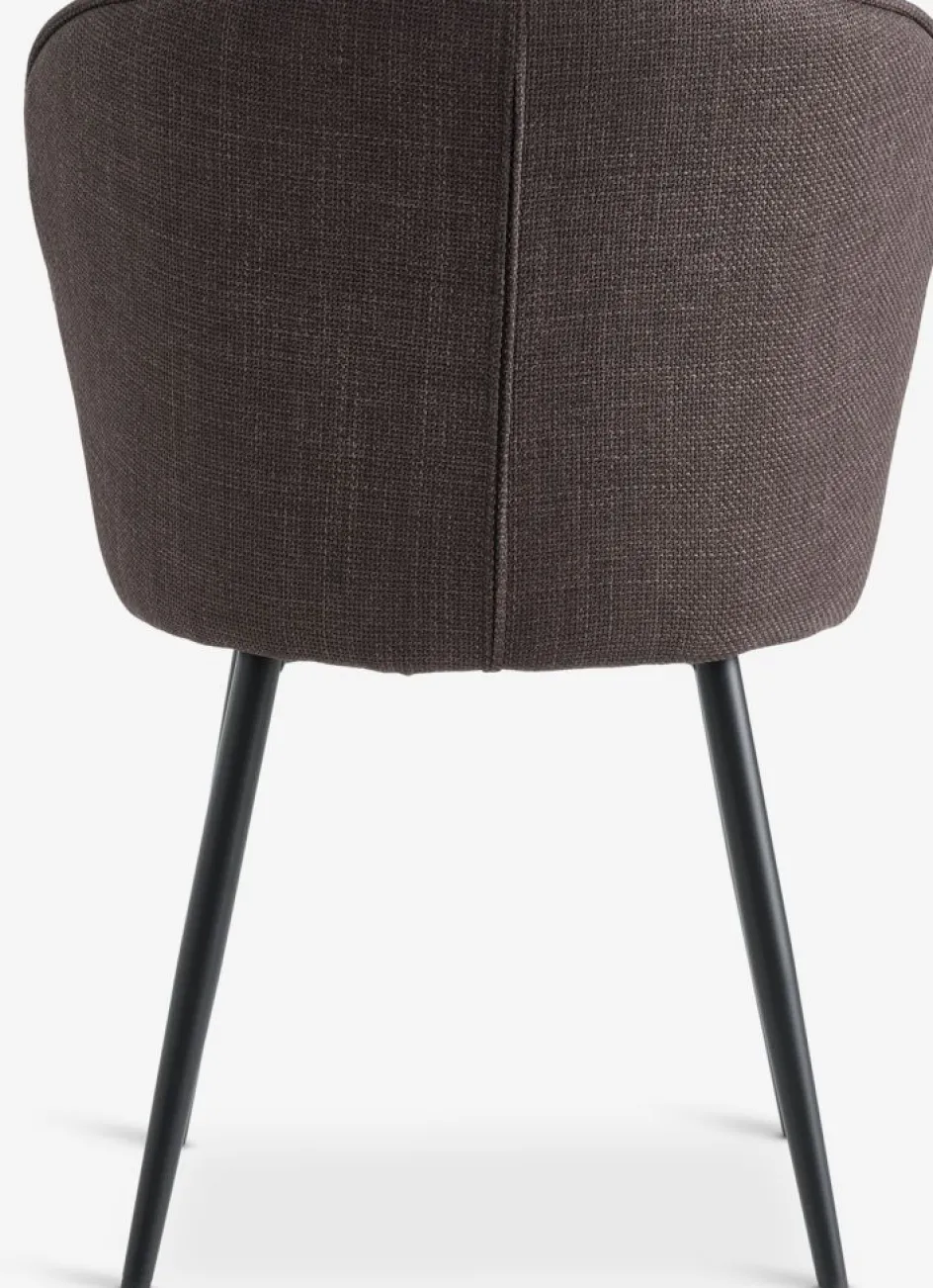 RISSKOVChaise RISSKOV tissu /noir-JYSK New