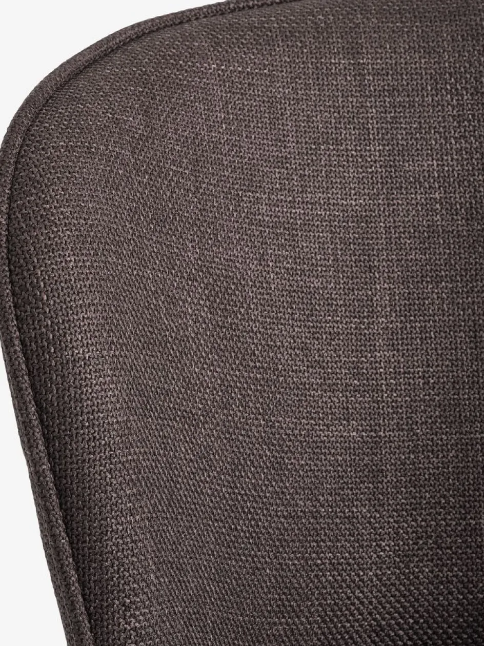 RISSKOVChaise RISSKOV tissu /noir-JYSK New