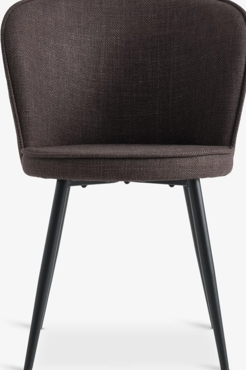 RISSKOVChaise RISSKOV tissu /noir-JYSK New