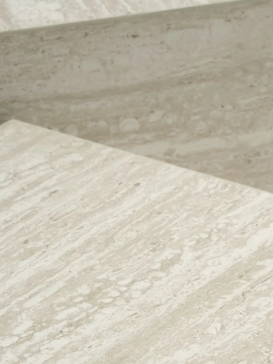 ROLSTEDTable basse ROLSTED 58x58/50x50 coloris travertin 2pcs-JYSK Discount