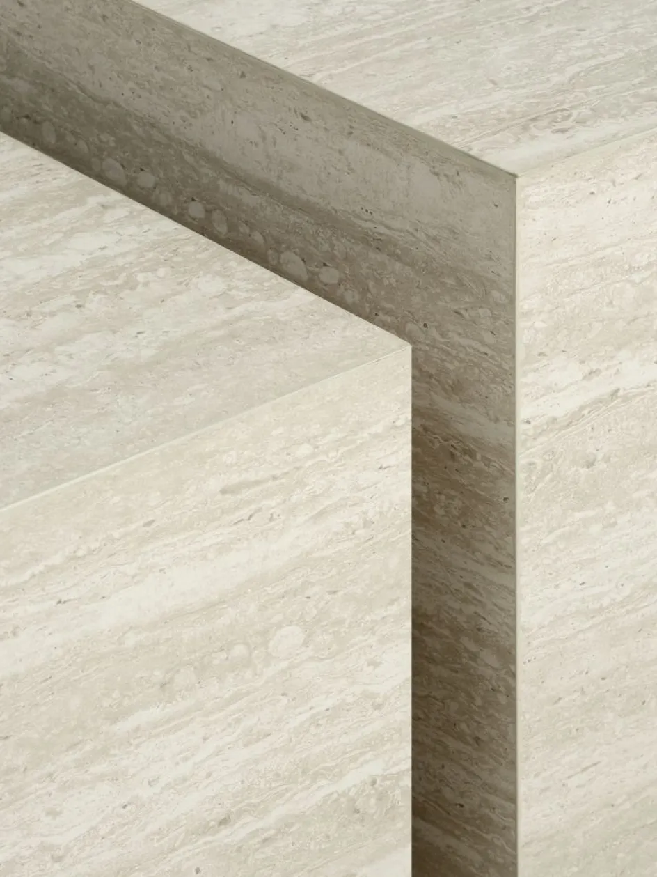 ROLSTEDTable basse ROLSTED 58x58/50x50 coloris travertin 2pcs-JYSK Discount