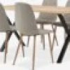 ROSLEV + BISTRUPROSLEV L200 table chêne naturel + 4 BISTRUP chaises sable-JYSK Sale