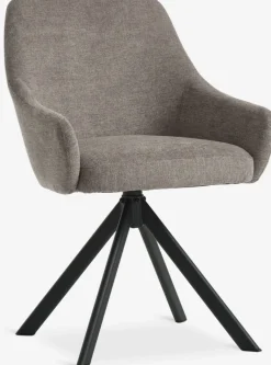 ROSTRUPChaise ROSTRUP pivotante tissu /noir-JYSK Discount