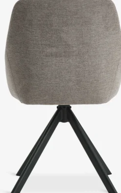 ROSTRUPChaise ROSTRUP pivotante tissu /noir-JYSK Discount