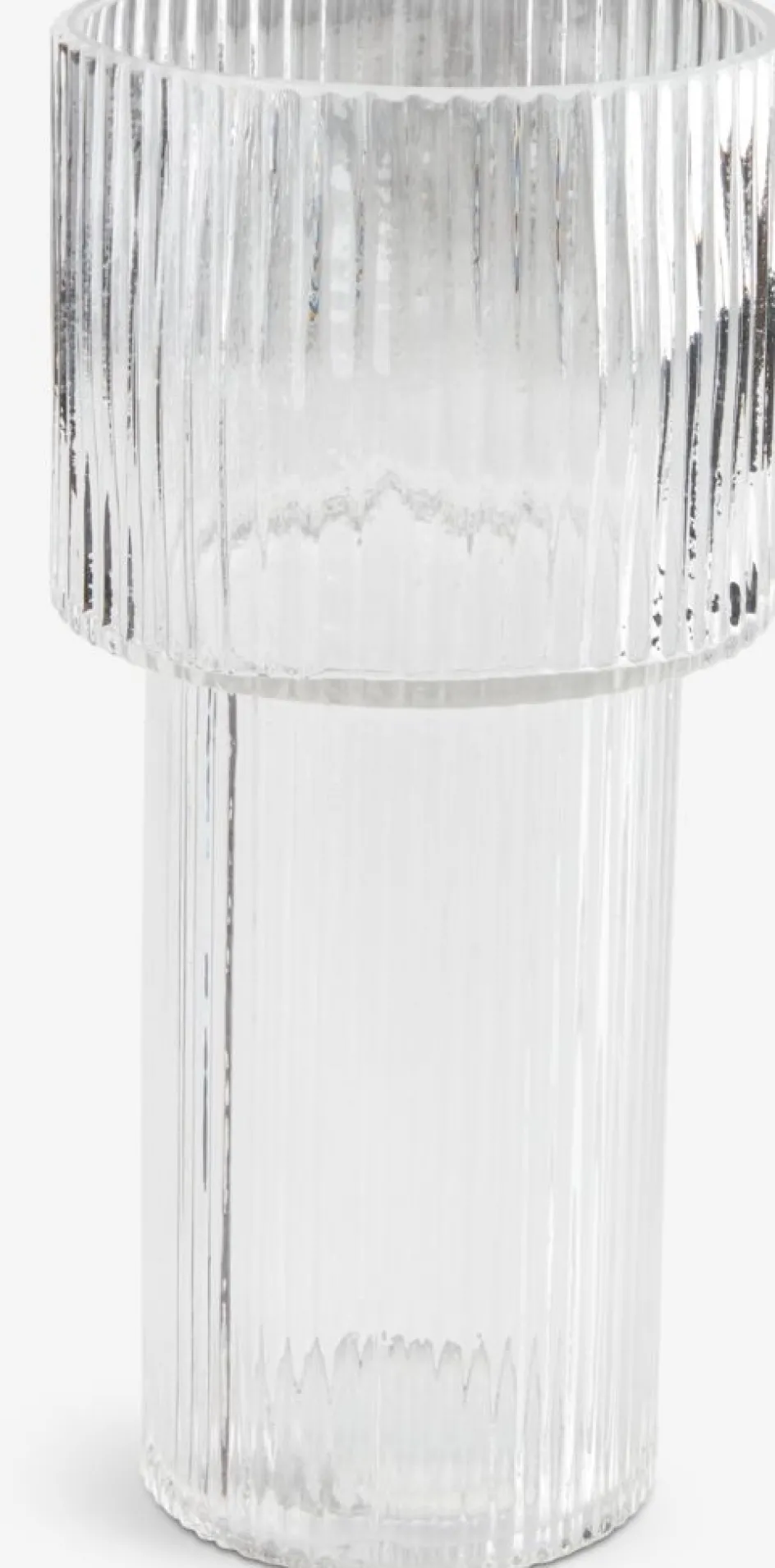 RUNEVase RUNE Ø12xH25cm transparent-JYSK