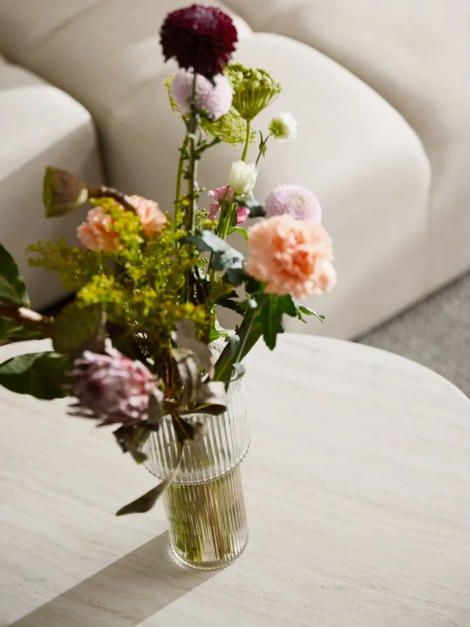 RUNEVase RUNE Ø12xH25cm transparent-JYSK