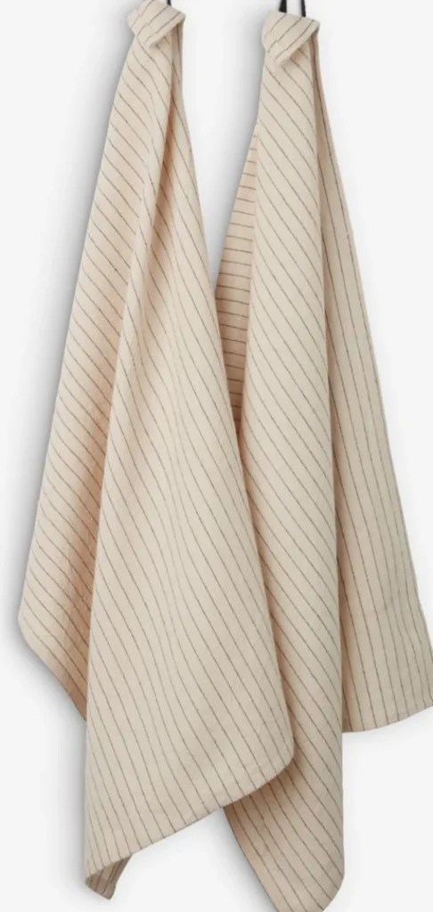 RYLLIKTorchon RYLLIK 50x70 naturel 2pcs/pqt-JYSK Outlet