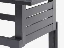 SALTENEnsemble lounge SALTEN 5personnes à séchage rapide noir-JUTLANDIA Online