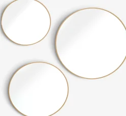 SANDAGERMiroir SANDAGER 3 pcs/pqt coloris chêne naturel-JYSK Clearance