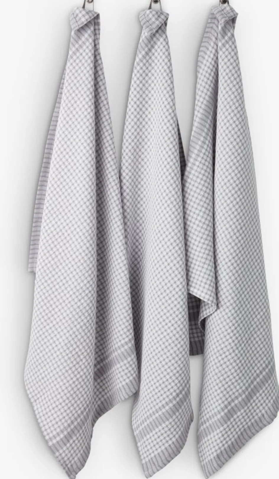 SANDARVETorchon SANDARVE 50x70 gris 3pcs/pqt-JYSK Discount