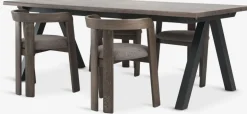 SANDBY + BOVRUPSANDBY L210 table chêne f. + 4 BOVRUP chaises chêne f./brun-JYSK
