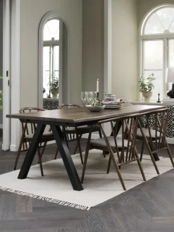 SANDBY + LYKSBORGSANDBY L210 table chêne foncé + 4 LYKSBORG chaises chêne f.-JYSK Discount