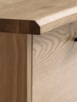 SANDBYBuffet SANDBY 2 portes 3 tiroirs chêne naturel/noir-Royal Oak Clearance