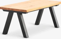 SANDBYTable basse SANDBY 60x110 chêne naturel/noir-Royal Oak Outlet