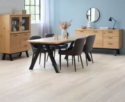 SANDBYTable SANDBY 100x210 chêne naturel/noir-Royal Oak Best