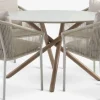 SANDVIG + GILJASANDVIG Ø120 table + 4 GILJA chaises beige-JYSK Sale