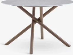 SANDVIG + TAGMARKSANDVIG Ø120 table + 4 TAGMARK chaiess beige-JYSK Sale