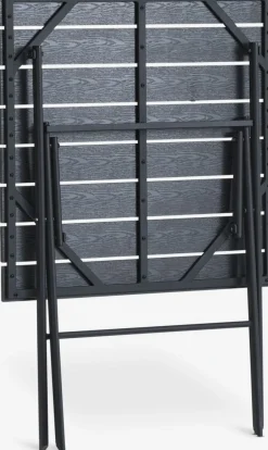 SANDVIKA + GUDHJEMSANDVIKA L65 table + 2 GUDHJEM chaises noir-JYSK Best