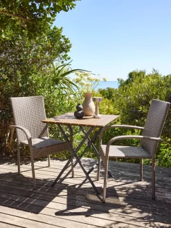 SANDVIKA + GUDHJEMSANDVIKA L65 table + 2 GUDHJEM chaises naturel-JYSK Clearance