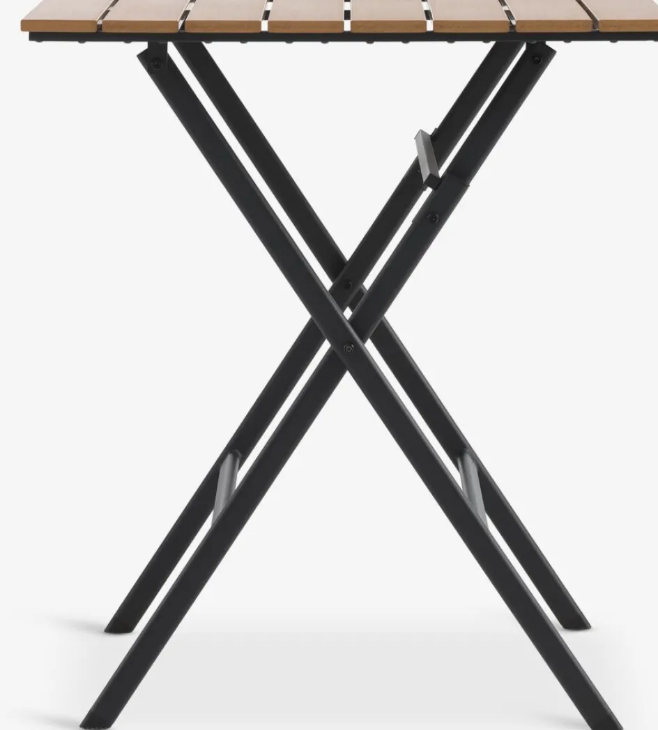 SANDVIKA + NABESANDVIKA L65 table l + 2 NABE chaises noir-JYSK Best