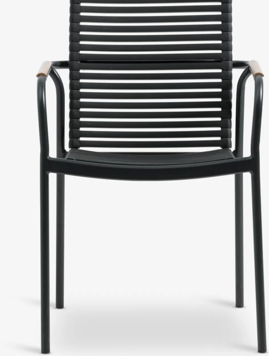 SANDVIKA + NABESANDVIKA L65 table l + 2 NABE chaises noir-JYSK Best