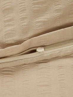 SIGRIDPlusParure de lit en seersucker SIGRID 240x220 kaki clair-JYSK Clearance