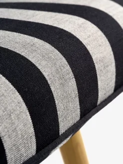 SIMESTEDFauteuil SIMESTED rayures tissu noir/beige-JYSK Online
