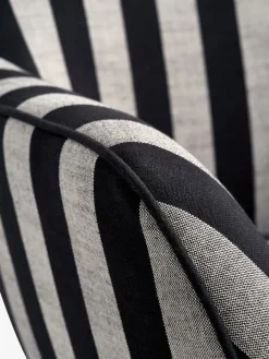 SIMESTEDFauteuil SIMESTED rayures tissu noir/beige-JYSK Online