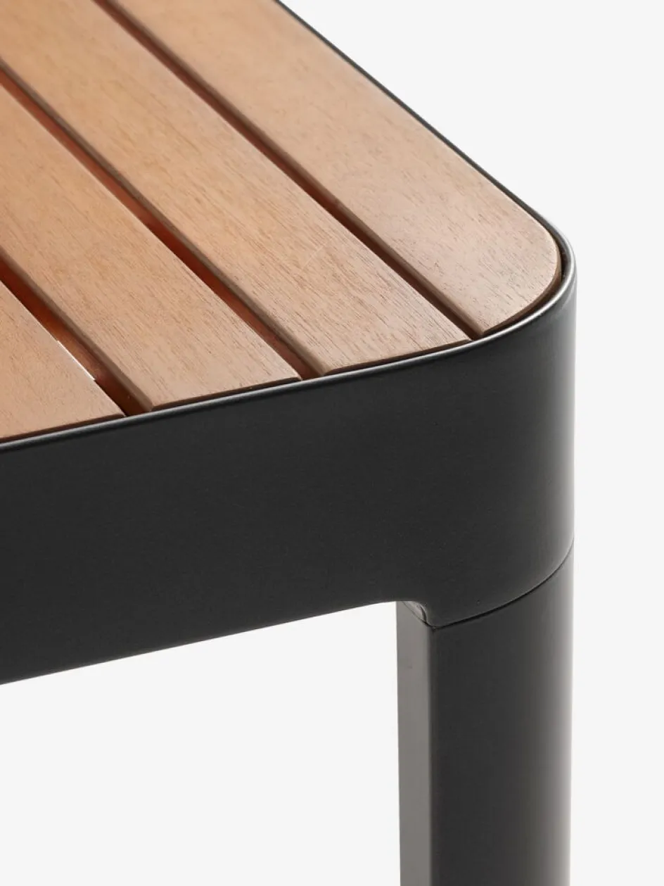 SIRDAL + SIRDALSIRDAL L91 table eucalyptus + 4 SIRDAL chaises gris-JUTLANDIA Hot