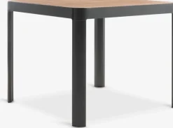 SIRDAL + SIRDALSIRDAL L91 table bois dur + 4 SIRDAL chaises gris-JUTLANDIA New