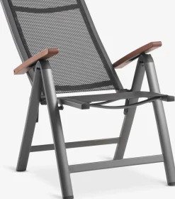 SIRDAL + SIRDALSIRDAL L149 table eucalyptus + 4 SIRDAL chaises gris-JUTLANDIA