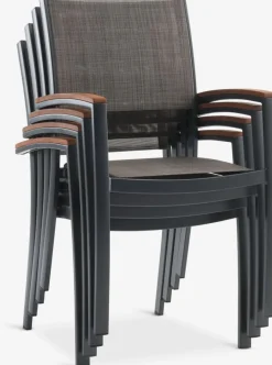 SIRDAL + SIRDALSIRDAL L149 table eucalyptus + 4 SIRDAL chaises gris-JUTLANDIA Online