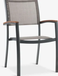 SIRDAL + SIRDALSIRDAL L211 table eucalyptus + 4 SIRDAL chaises gris-JUTLANDIA Discount