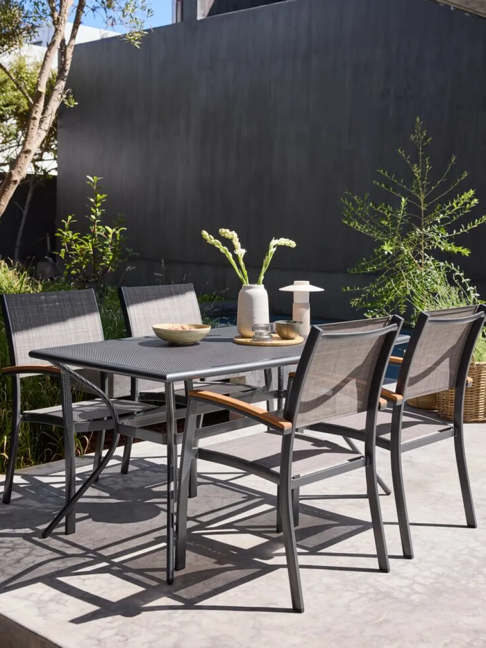 SIRDALChaise empilable SIRDAL gris-JUTLANDIA Discount