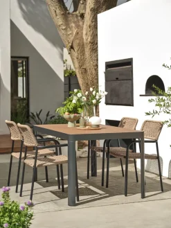 SIRDALTable de jardin SIRDAL l91xL149 eucalyptus-JUTLANDIA Online